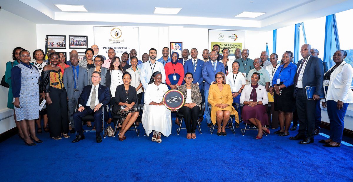 MTWAUganda's tweet photo. Today, @MTWAUganda in partnership with @PCF_Uganda, convened a validation workshop to review progress on resolutions from the 6th Biannual CEO Retreat held in Fort Portal under the theme “Transforming Uganda into a Preferred Tourism Destination.”

Delivering her remarks, PS Mrs.@KatusiimeDor described the workshop as an accountability forum to assess achievements, identify implementation gaps, recognise progress made by institutions, and agree on practical actions to accelerate implementation. She highlighted gains in stakeholder coordination, tourism infrastructure development, destination marketing, digital transformation, tourism statistics collection, quality assurance, and the diversification of Uganda’s tourism offerings through cultural, agritourism, culinary, faith, sports, and MICE tourism.

The PS further noted that Uganda’s preparations to co-host #AFCON2027 present a once-in-a-generation opportunity to showcase the country to the world. She emphasised ongoing efforts to strengthen hospitality standards, improve accommodation facilities, enhance tourism experiences, and ensure visitor readiness ahead of the continental tournament. #ShapingTheNation @TourismBoardUg @ugwildlife @Ugandahotel @UTAUganda @NPA_UG @SheratonKampala @serenahotels @FairwayHotel1