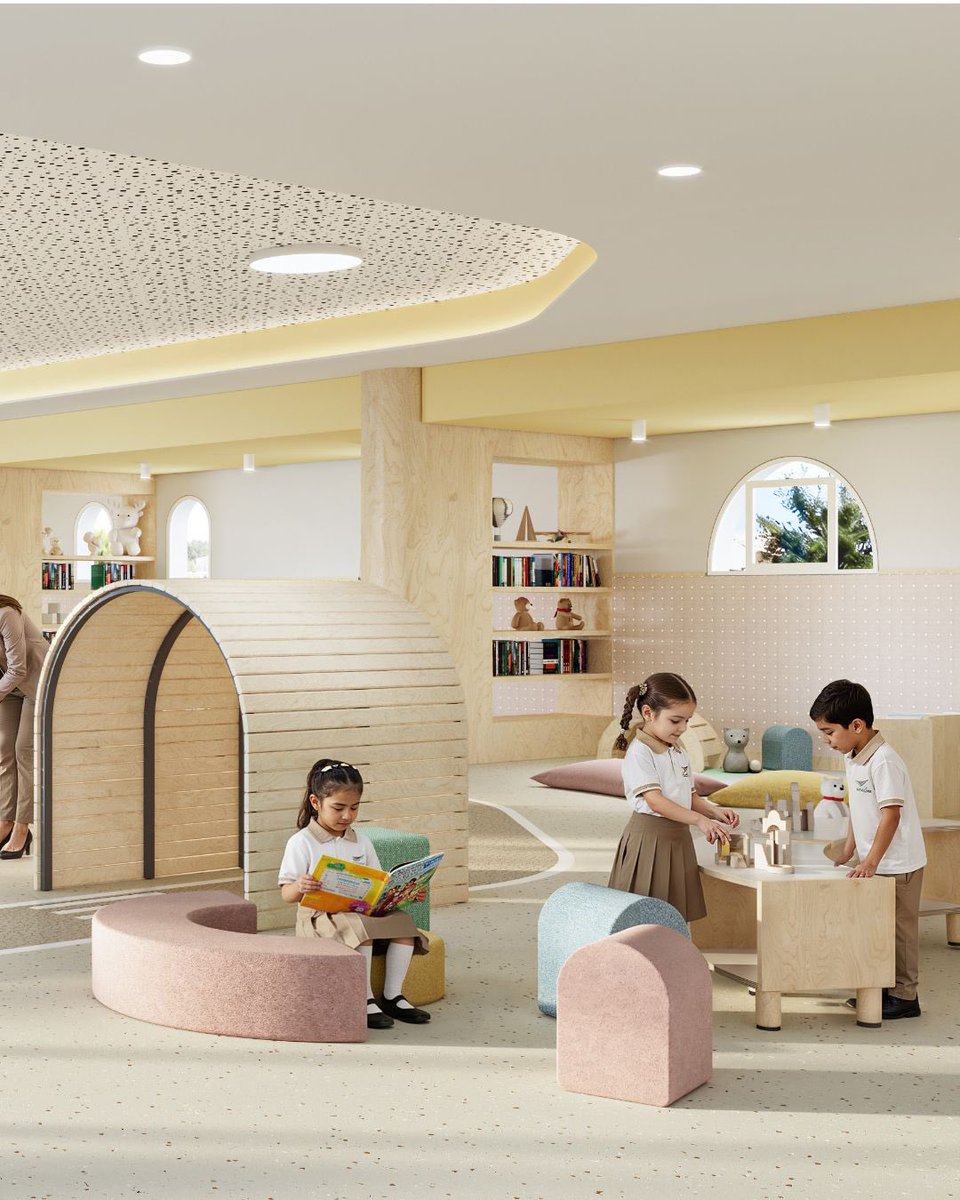 dau_schools's tweet photo. كل مساحة … بداية لاكتشاف جديد

نواصل استعراض ملامح التطوير في حرم مدارسنا، وندعوكم لاكتشاف مساحات التعلّم واللعب في مرحلة رياض الأطفال.

صُممت هذه المساحات بعناية لتواكب الطريقة التي يتعلّم بها الأطفال، حيث يجمع كل ركن بين الاكتشاف واللعب.

#مدارس_دار_العلوم #رياض_الأطفال https://t.co/vSZATSO6aA