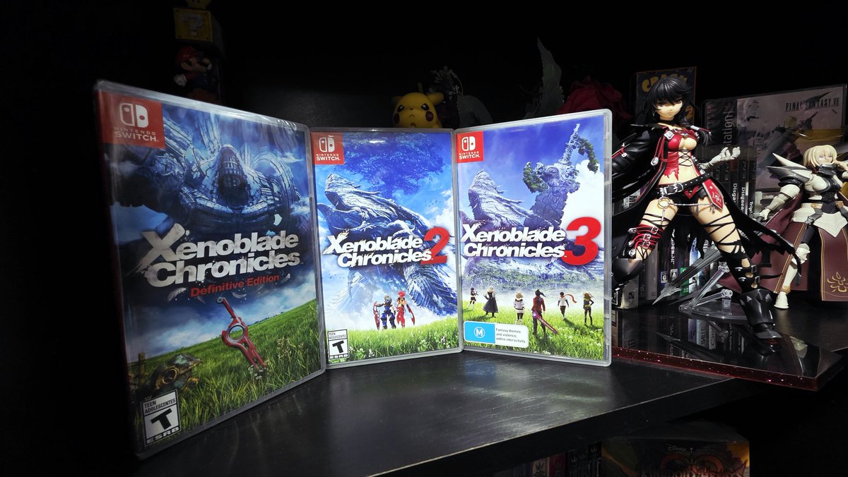 ValentineNoXIV's tweet photo. Chegou meus Xenoblade 1 e 2. 💜
Agora com a coleção completa no Switch. https://t.co/QK9r8pdSRa
