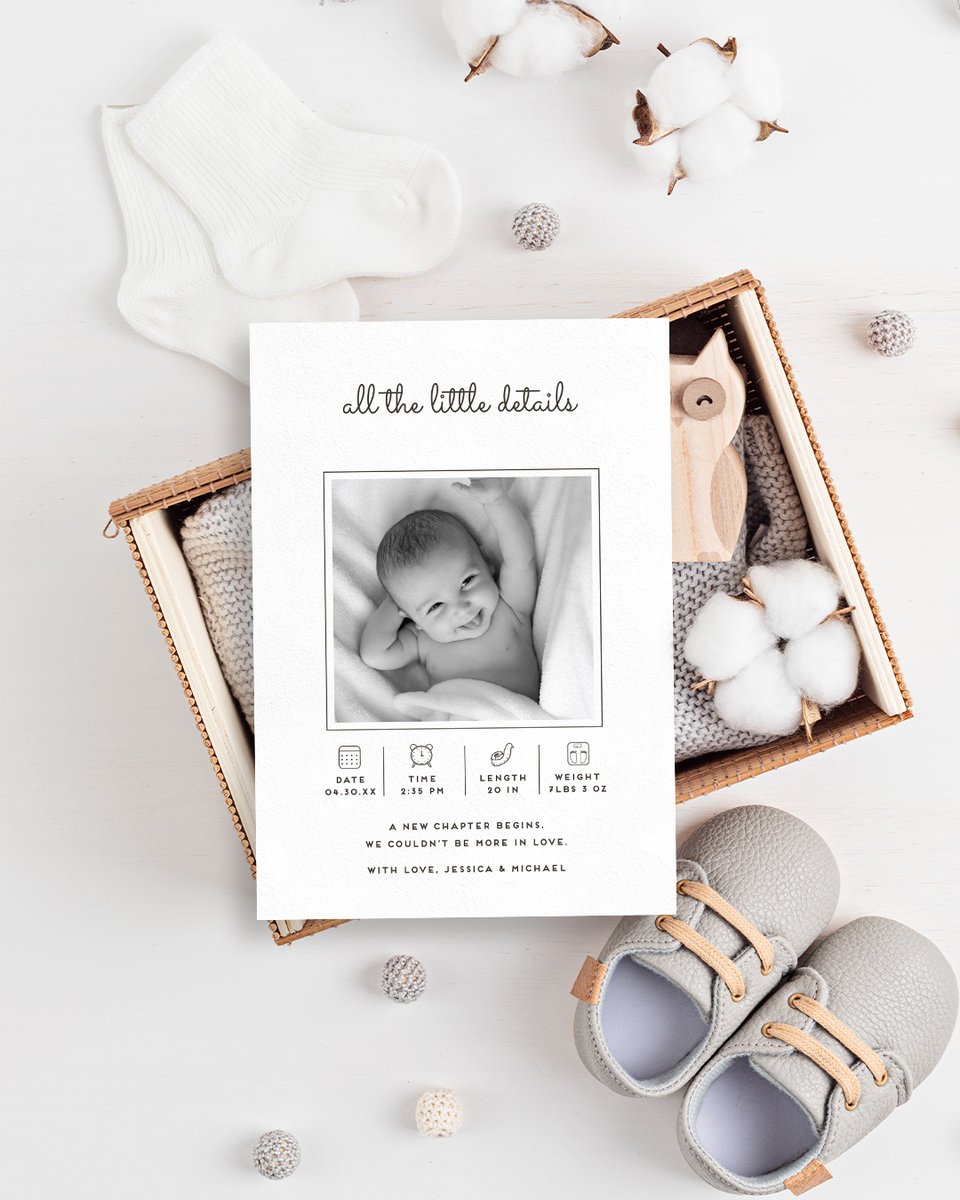 ClaudiaOwenBlog's tweet photo. 👶🤍 Every little detail tells a beautiful story.
Explore this design & more at Greenvelope
#GVBabyComp2026 #birthannouncement #babyannouncement #newbaby #welcomebaby #newborn #growingfamily #digitalstationery #greenvelope #babykeepsake #parenthood https://t.co/z6O8Ygm0KW