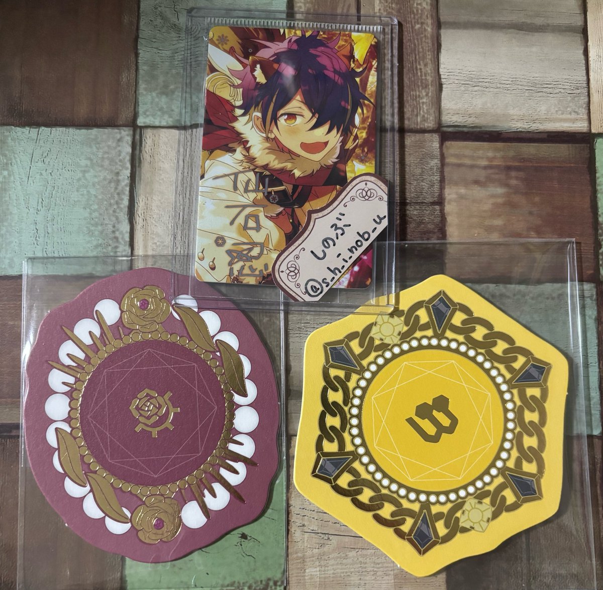 交換]あんスタ カフェシナモン コースター Bright me up!! 譲: Crazy:B
