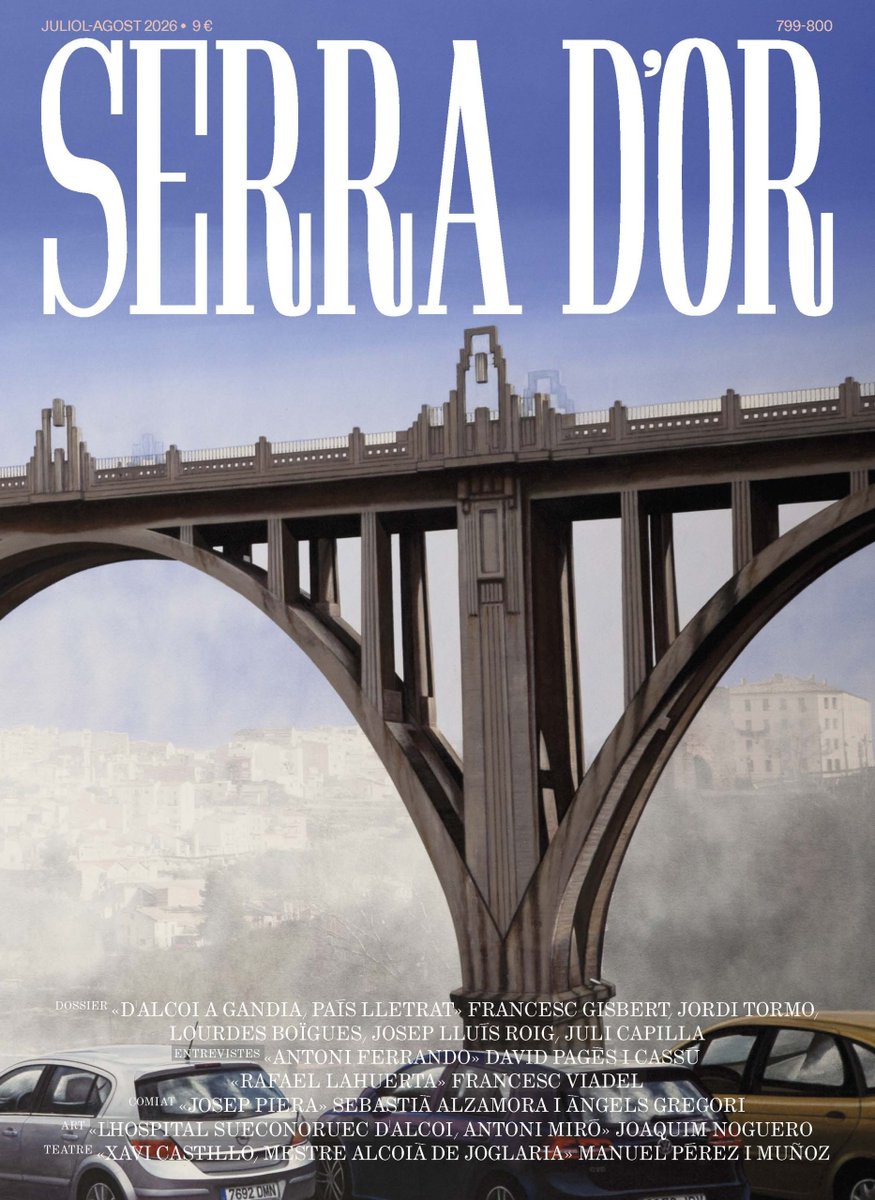 GTserie's tweet photo. ✍️La revista Serra d'Or arriba al número 800. Felicitats!!
"Serra d’Or" va començar l’octubre de 1959 amb l’orientació actual de publicació cultural. @PublAMontserrat @cobdc https://t.co/J6UPQqcZxx