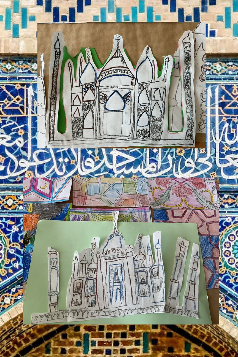 SJLCARDIFF's tweet photo. In #Year3and4StWinifred we have been looking closely at Islamic art and architecture. The children have produced some beautiful work in response! 💚☪️💚 Gwaith Ffab! 💚☪️💚 #Ethical #Creative @SJLCARDIFF #ExpressiveArtsSJL https://t.co/JudRMZFJYQ