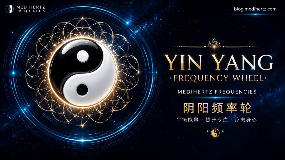 medihertz's tweet photo. Yin Yang Frequency Wheel: Discover balance through sound and harmony with the Yin Yang Frequency Wheel. Explore calming frequencies, restore inner peace, and create your own mindful listening journey. ☯️🎵

🔗 https://t.co/Bjo7HxecIW

#Meditation #SoundHealing #YinYangEnergy https://t.co/8QkU2aF9zk