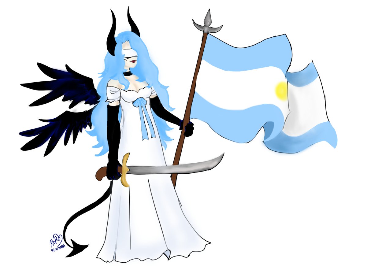larocydoodles's tweet photo. Seamos libres que lo demás no importa nada!
Feliz 9 de Julio!🇦🇷🩵
#countryhumans #argentina #9dejulio #draw #art #digital https://t.co/5acgfzPueQ