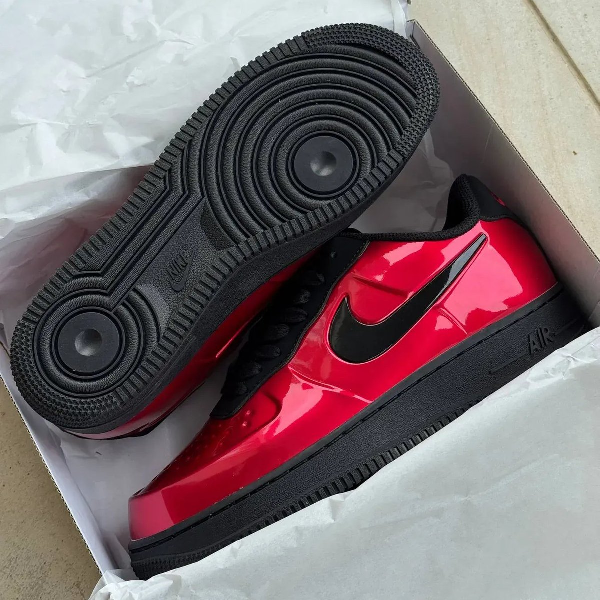 houseofheat's tweet photo. The Nike Air Force 1 Low Foamposite Returns Summer 2027 in "Gym Red" 🩸 https://t.co/IMUCaYtDTD