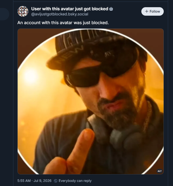 a_blind_sniper's tweet photo. bluesky bots have the juice lmfao https://t.co/Jaak5pdkpD