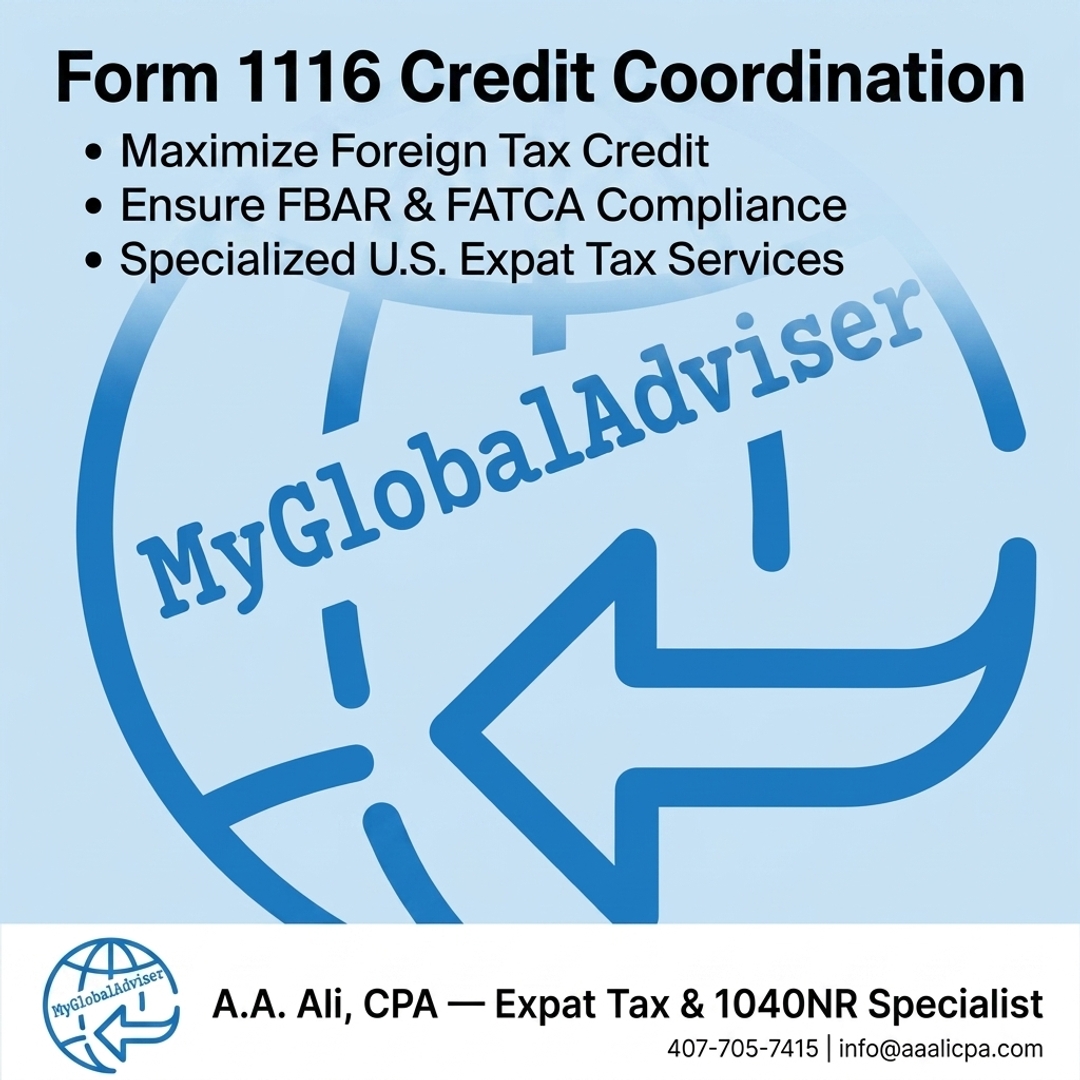 alla79242's tweet photo. Foreign tax credit records should align with income type, dates paid, and source documents before a U.S. return is filed; call 407-705-7415 or email info@aaalicpa.com. #myglobaladviser #taxseason #expattax #foreigntaxcredit #form1116 #usexpats https://t.co/46wsUj6DP4
