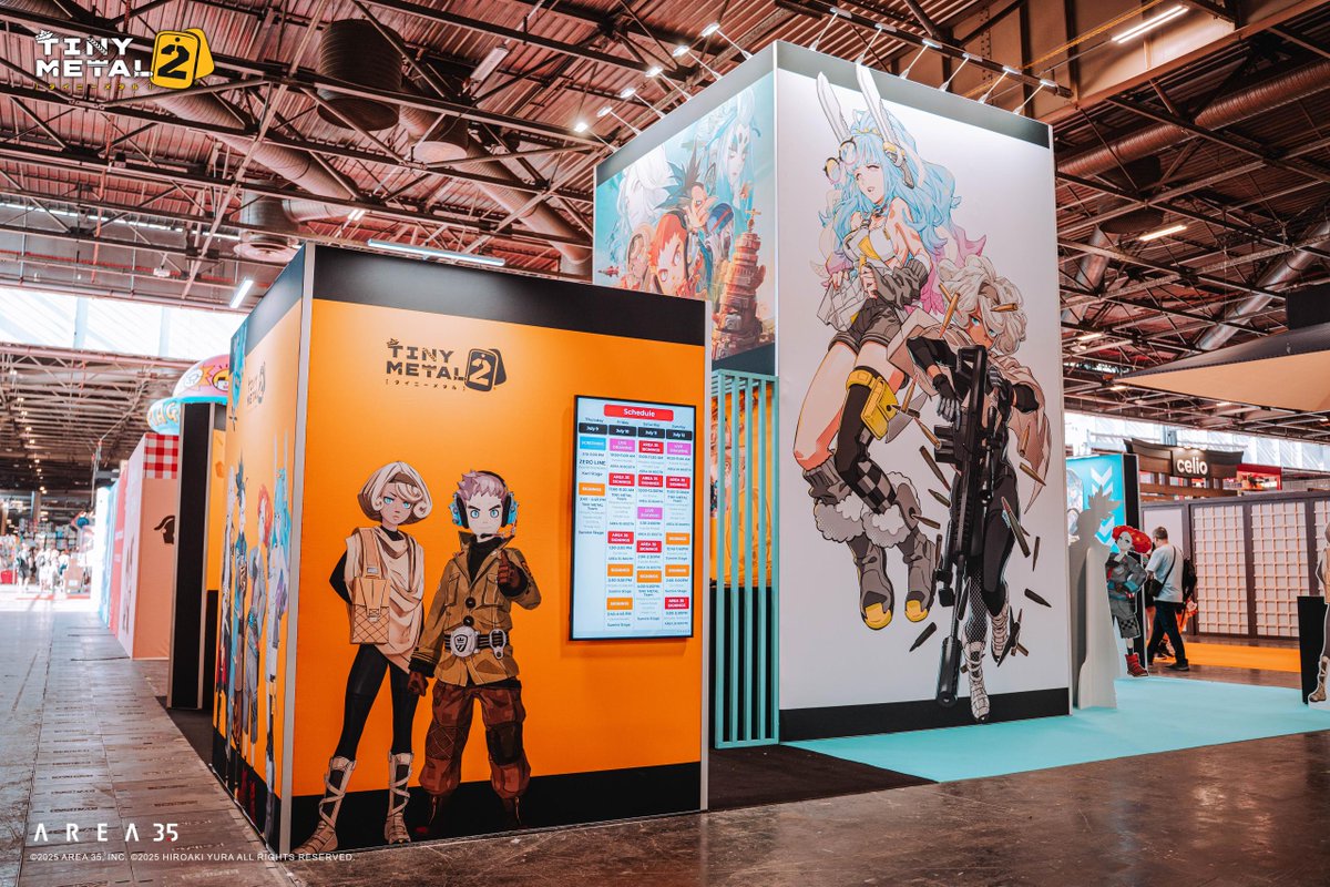 tinymetalgame's tweet photo. Booth Construction Complete🔨
Make sure to report to HQ and try out #TINYMETAL2 commanders!
See you soon @JapanExpo🫡
📍Booth #G542, Aisle G, Hall 5A
#JapanExpo2026 #TINYMETAL https://t.co/ZeTaFL6Msl