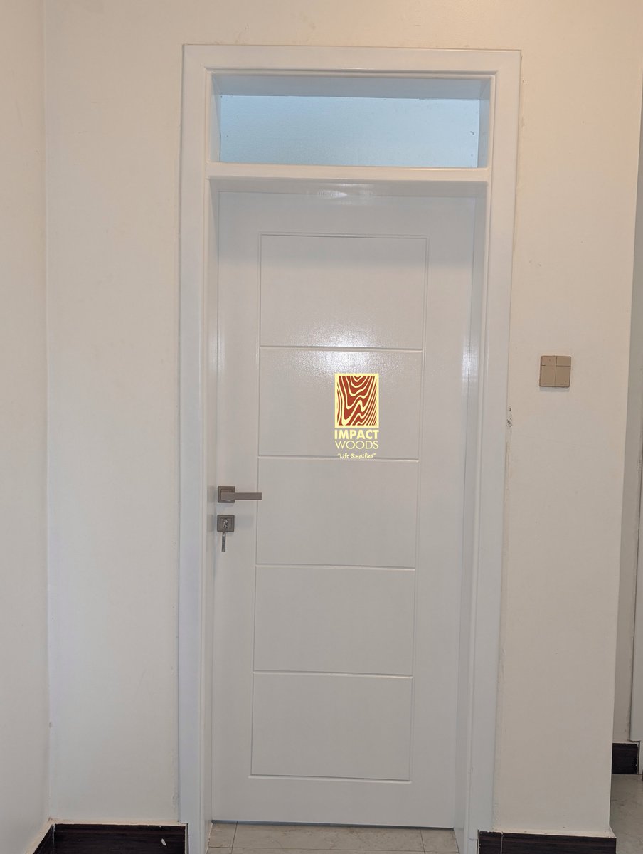 ImpactWoods's tweet photo. Are your old interior doors making your home feel unfinished?

Scratches, faded colour, and signs of wear can make your home look incomplete, even after you've updated the rest of the house.

White engineered doors give your home a clean finish and blends easily with different wall colours and interior styles.

Sometimes, replacing one door is enough to complete your home.

WhatsApp us on +256 752 993659 to get our Free Door Catalogue with different designs & prices.