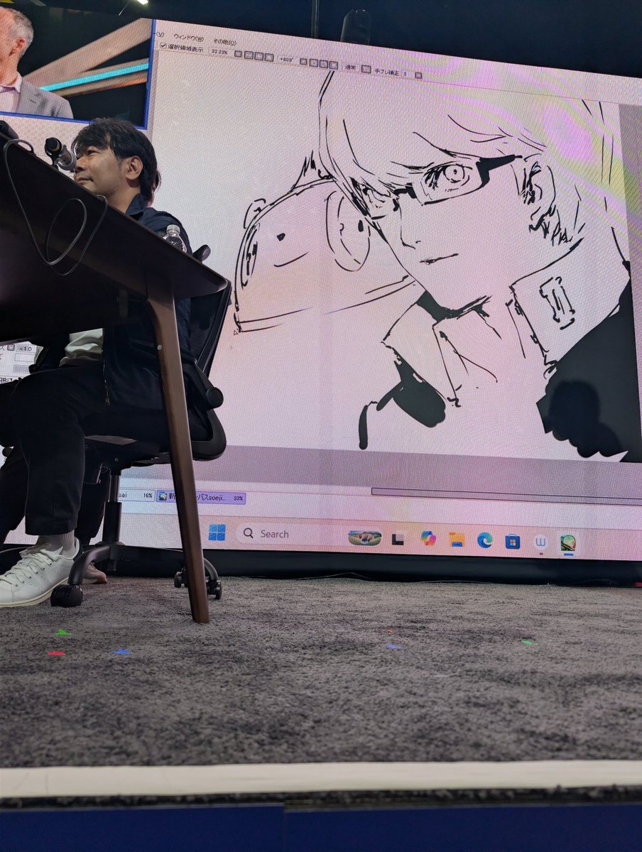 didyaknowtensei's tweet photo. He got way further along in this live drawing than the one for anime expo lol https://t.co/HrmTO4ZQmj