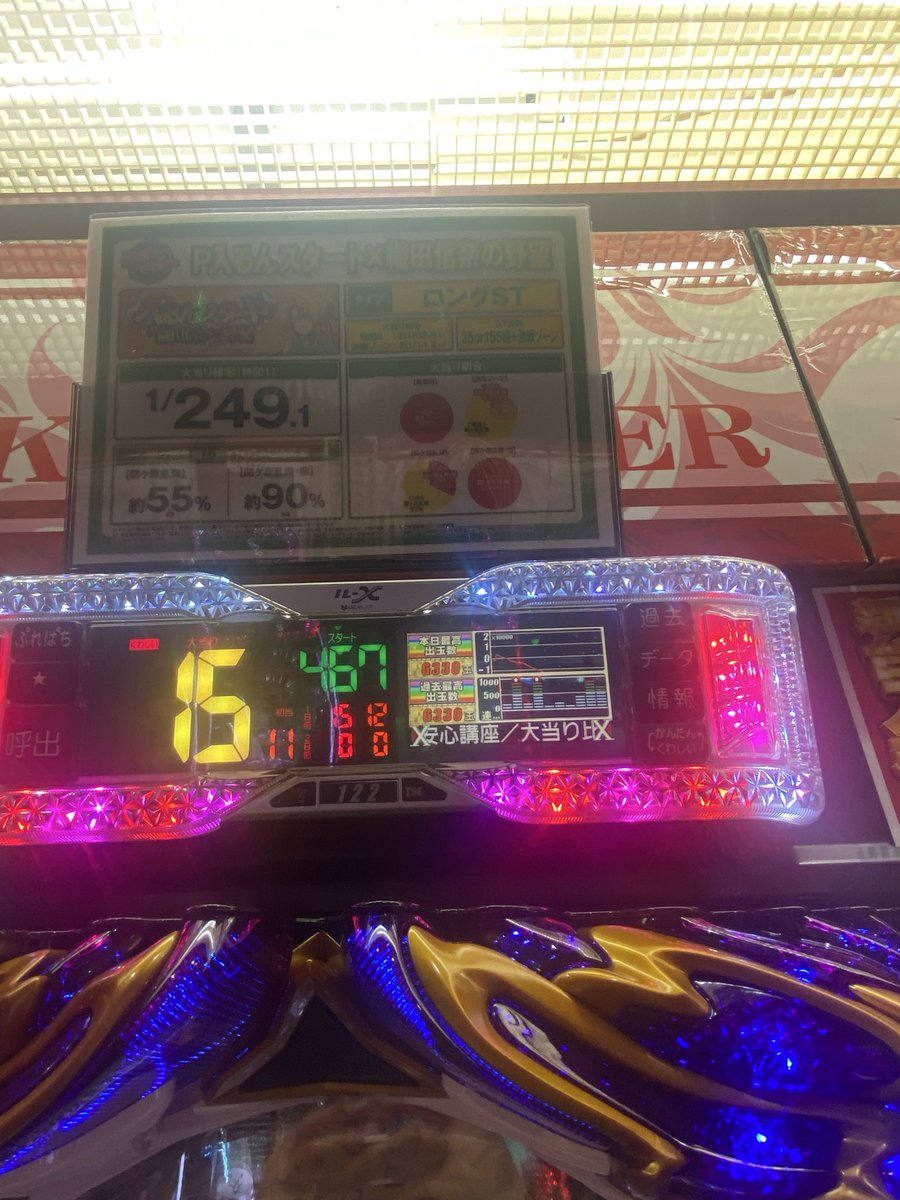 takuloun's tweet photo. 新台かぁで32000打って2回当たって何も入らずに終了！！！！！
確率ってむず https://t.co/DMlbqGFvqk