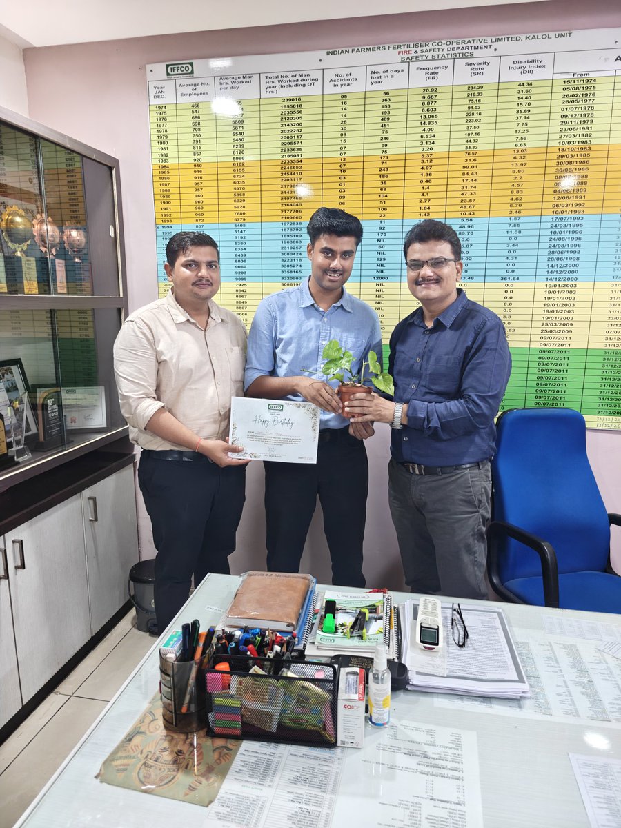 rksharma1407's tweet photo. I had the privilege of presenting a sapling to Mr. Aman Kumar on his birthday.I wish him a very happy birthday. I congratulate &amp; thank @pksingh_iffco  sir for this great eco friendly initiative. https://t.co/C8O2upk0qf