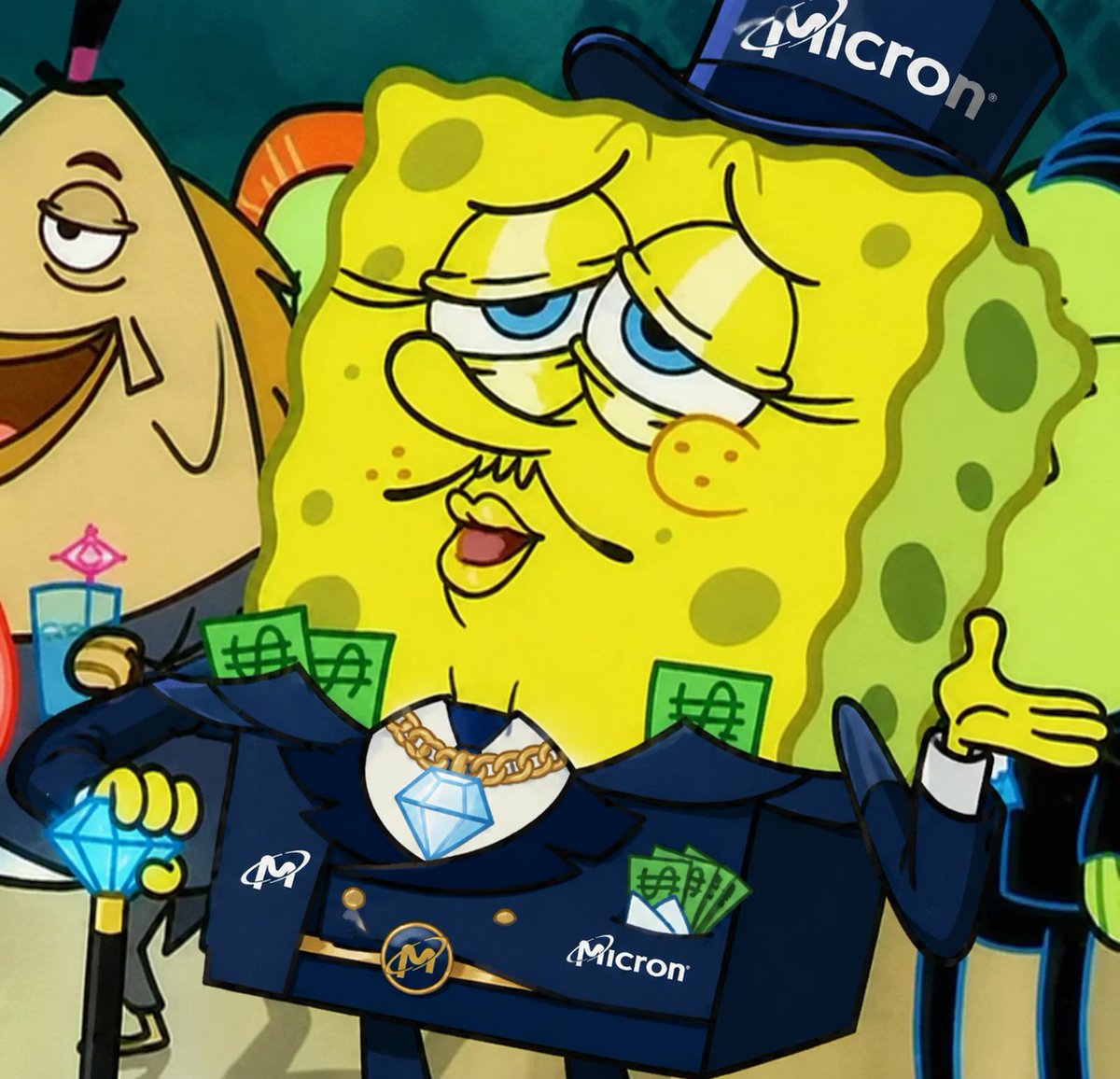 Stocktwits's tweet photo. Micron after announcing it's investing $250 billion in the U.S. https://t.co/JzM0rY2THU