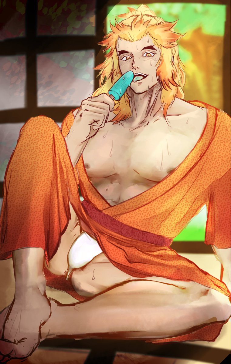 sugiilite's tweet photo. summer heat 🔥
#rengoku #kyojuro https://t.co/nMU56P0eBn