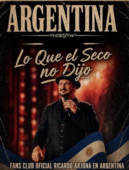 notiarjona's tweet photo. Hoy empieza lo que ya se terminó. 
Noche 20/20 te vamos a extrañar @Ricardo_Arjona https://t.co/ZsMTYXVuv1