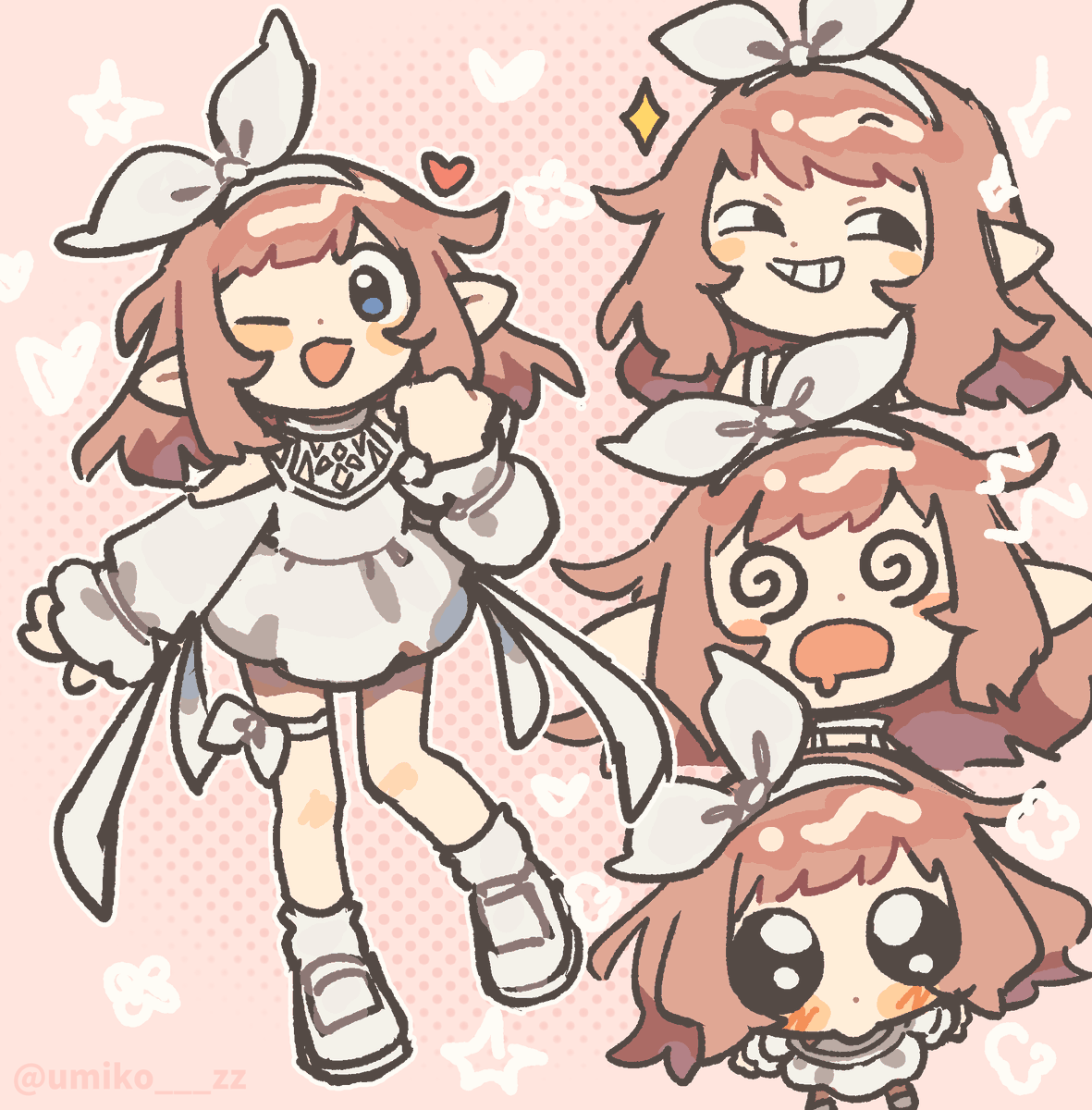 rumikwo's tweet photo. thank you @umiko___zz for drawing these adorable rumis 🥺 https://t.co/PDHIwkeXZ4