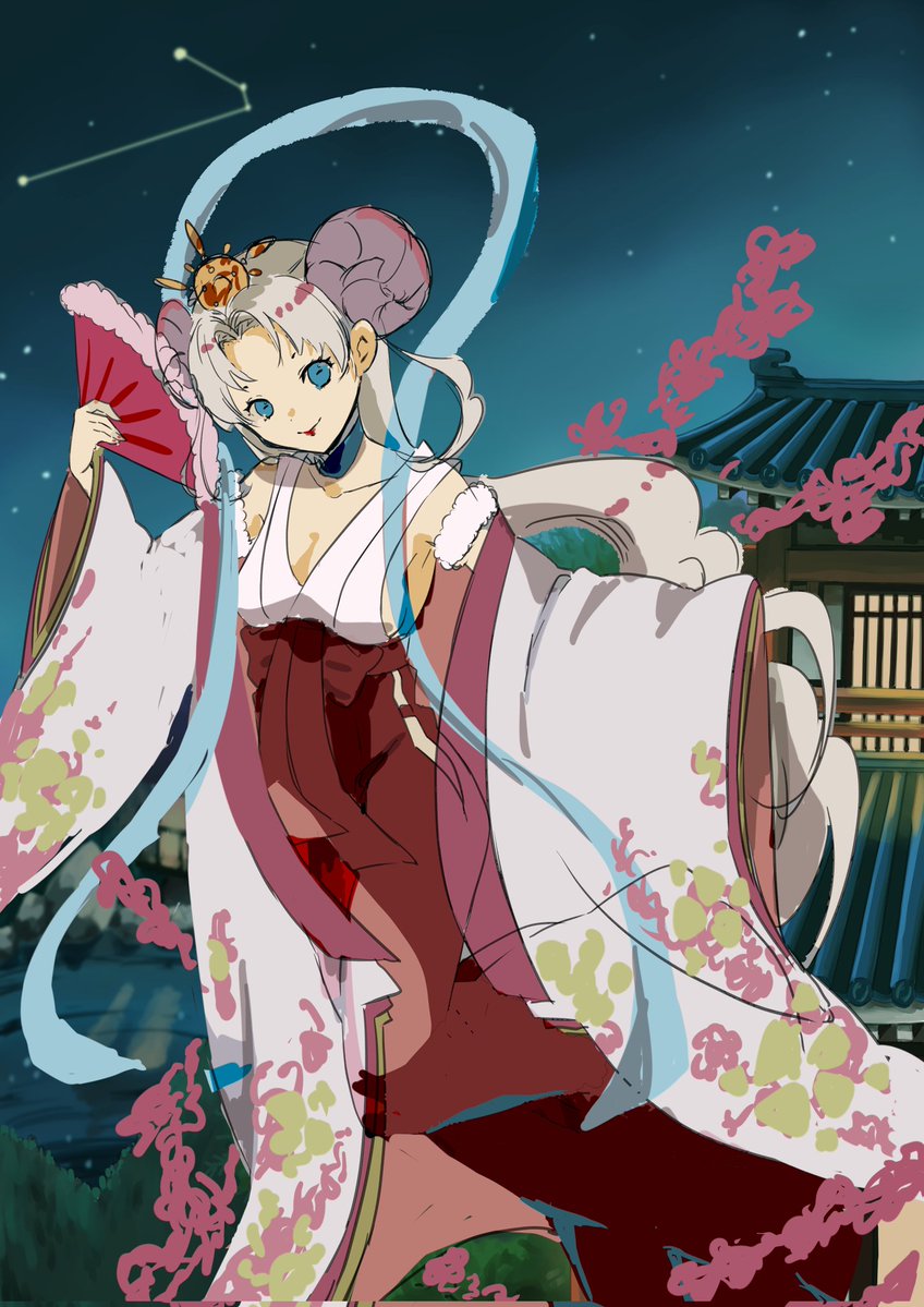 fobittohos's tweet photo. ラフと完成見比べ
#和風ファンタジー
#オリジナルイラスト https://t.co/Cbfw3oxoCu