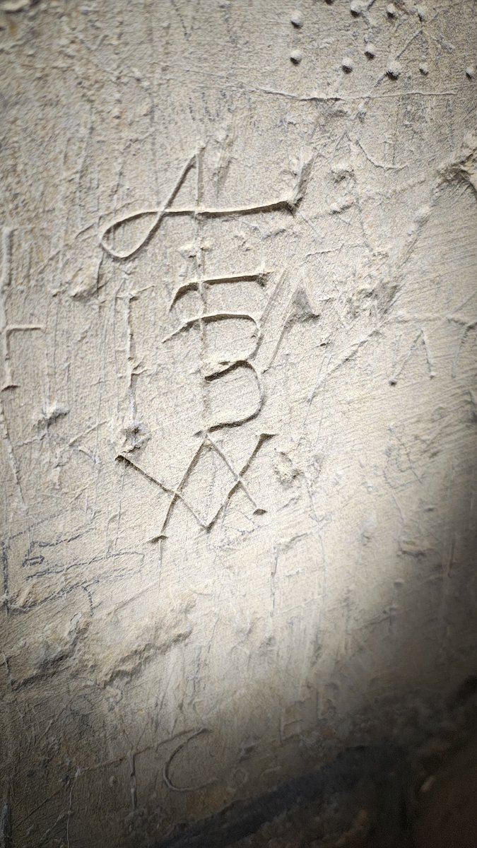 fjellman2's tweet photo. @jpwarchaeology That's a lot of masons working on the same door at All Saints, Maidstone (recent field trip!) https://t.co/kHWdh07HDe