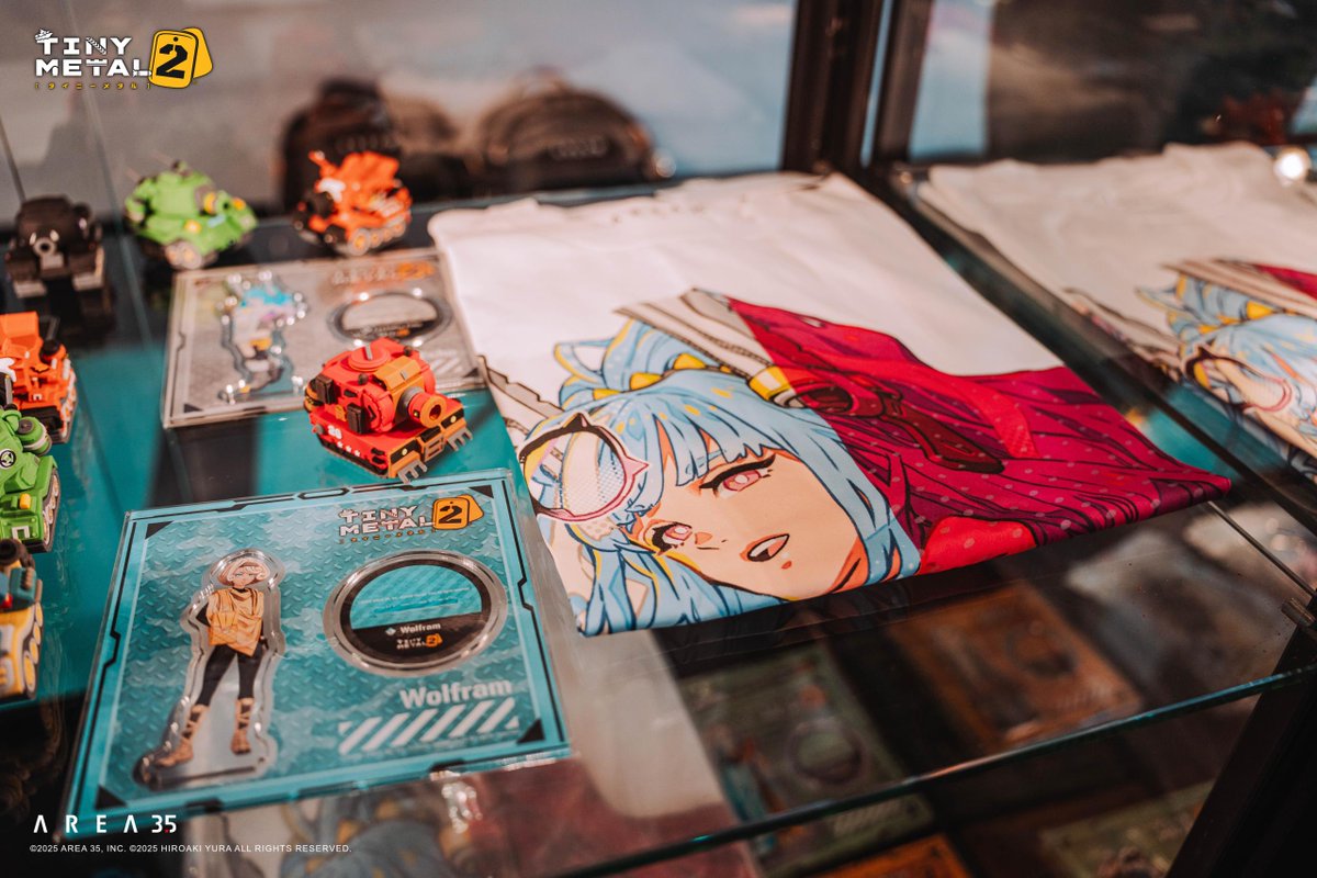 tinymetalgame's tweet photo. ⚔️ Ready to gear up?
From Pocket Commanders, exclusive Tees, acrylic stands and more!
TINY METAL merchandise is waiting for you at Japan Expo!
📍 AREA 35 Booth G542, Hall 5A
See you there! ✨
#JapanExpo2026 #TINYMETAL2 #AREA35 https://t.co/m0hsRCMtcB