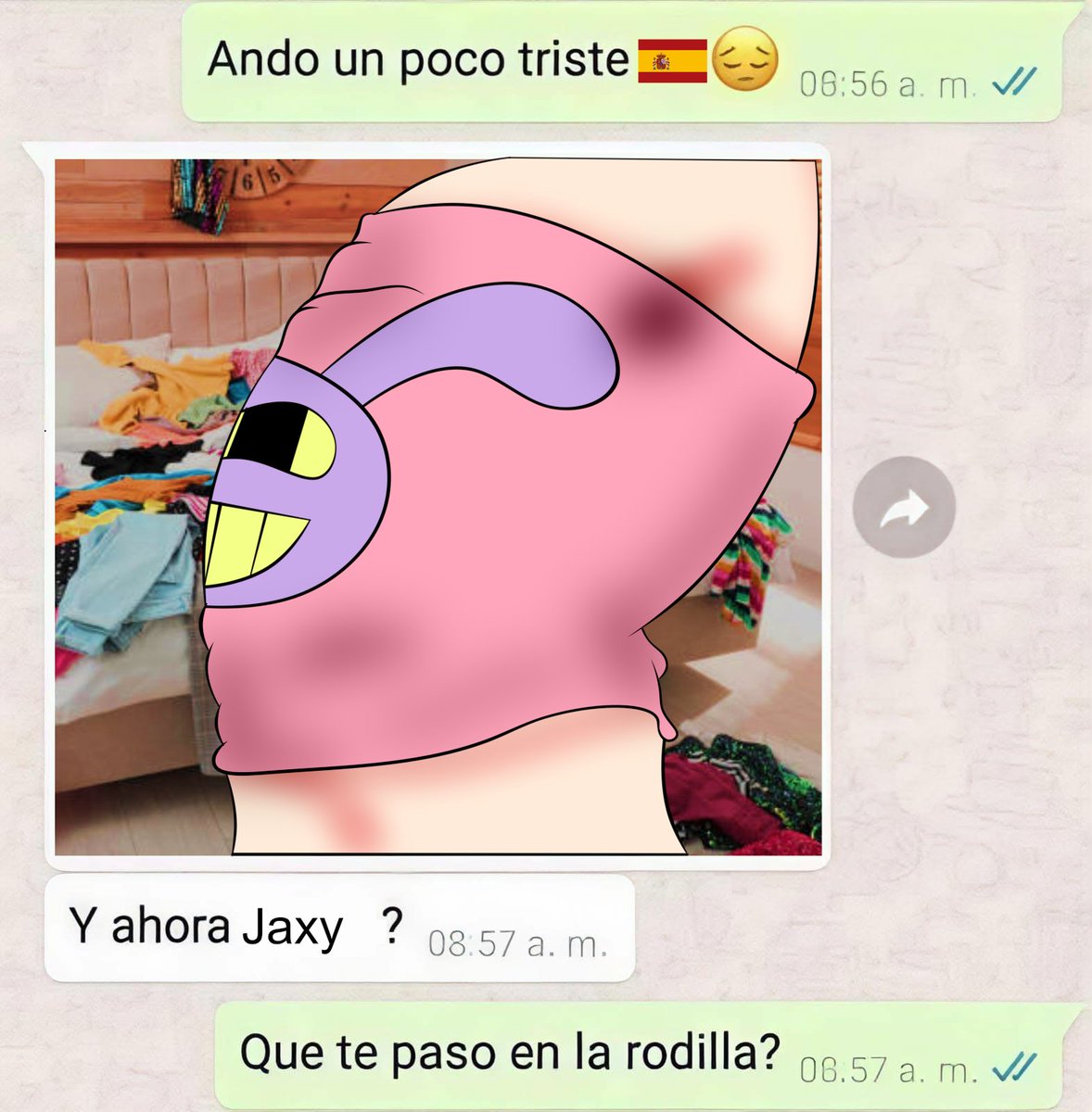 Alex_El_PNG's tweet photo. Aun me acuerdo de este meme, no lo he visto mucho actualmente.
#oc #ocs #dibujo #dibujos #tadc #tadcep9 #fanart #tadc_fanart #theamazingdigitalcircuspomni #OCㅤㅤ https://t.co/J5fSAceLF0