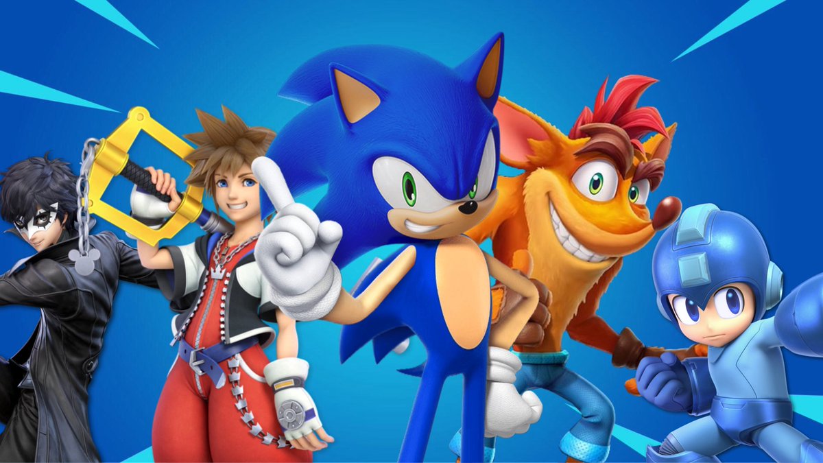Sonic X Fortnite Hype Guy tweet media