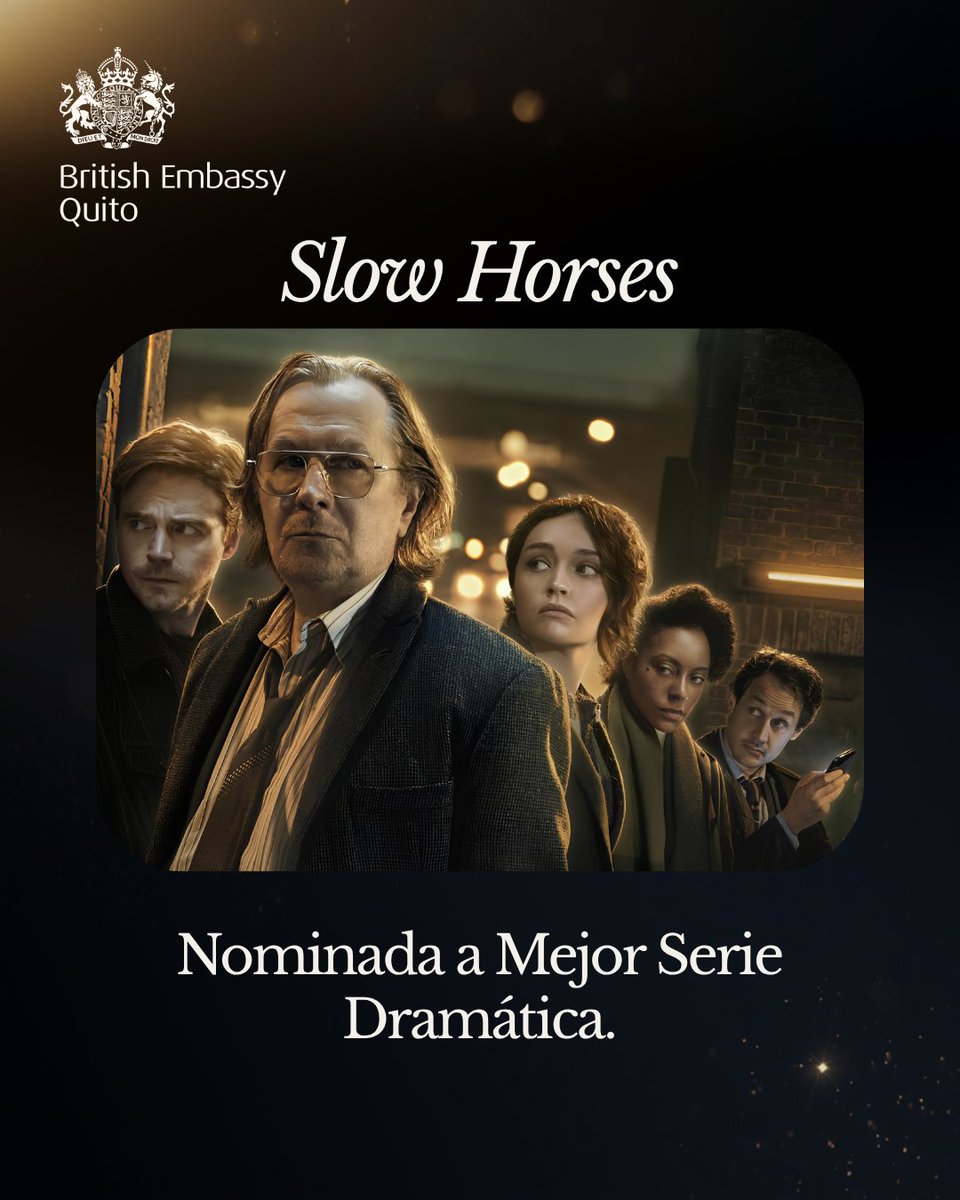 UKinEcuador's tweet photo. ✨ El talento británico vuelve a brillar en los #EmmyAwards. 
Con Actuaciones memorables, historias que cruzan fronteras y producciones de primer nivel, estos nominados demuestran por qué el #ReinoUnido sigue marcando el ritmo de la televisión mundial. 📺 🇬🇧
¿Se llevarán la estatuilla? 

🏆 #GREATtalent #Emmys2026