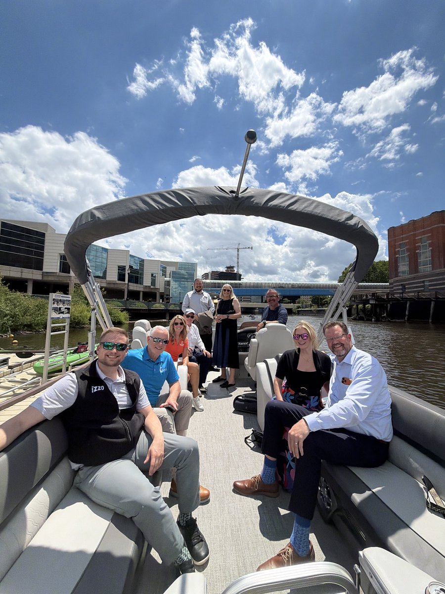 GillespieGrp's tweet photo. The other week, we had the pleasure of hosting a series of Summer Boat Tours that brought together an incredible group of community leaders, partners, and stakeholders who care deeply about the future of Lansing. 

Thank you for being a part of the journey! https://t.co/1sr95YwSWn