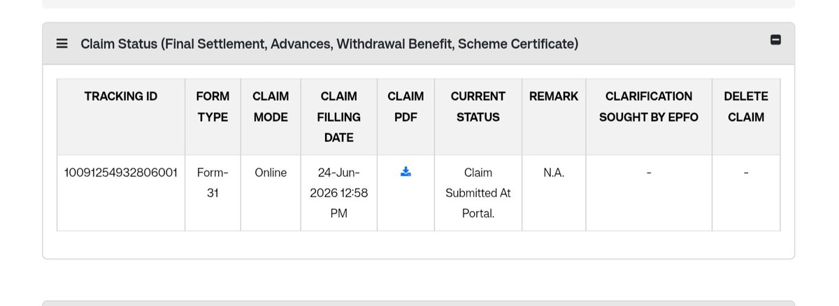 iakshay137's tweet photo. @officialepfo pending since 24th june. The problem is that it has not even moved one status forward. Atleast give a tentative timeline. https://t.co/FErxXc7JQI