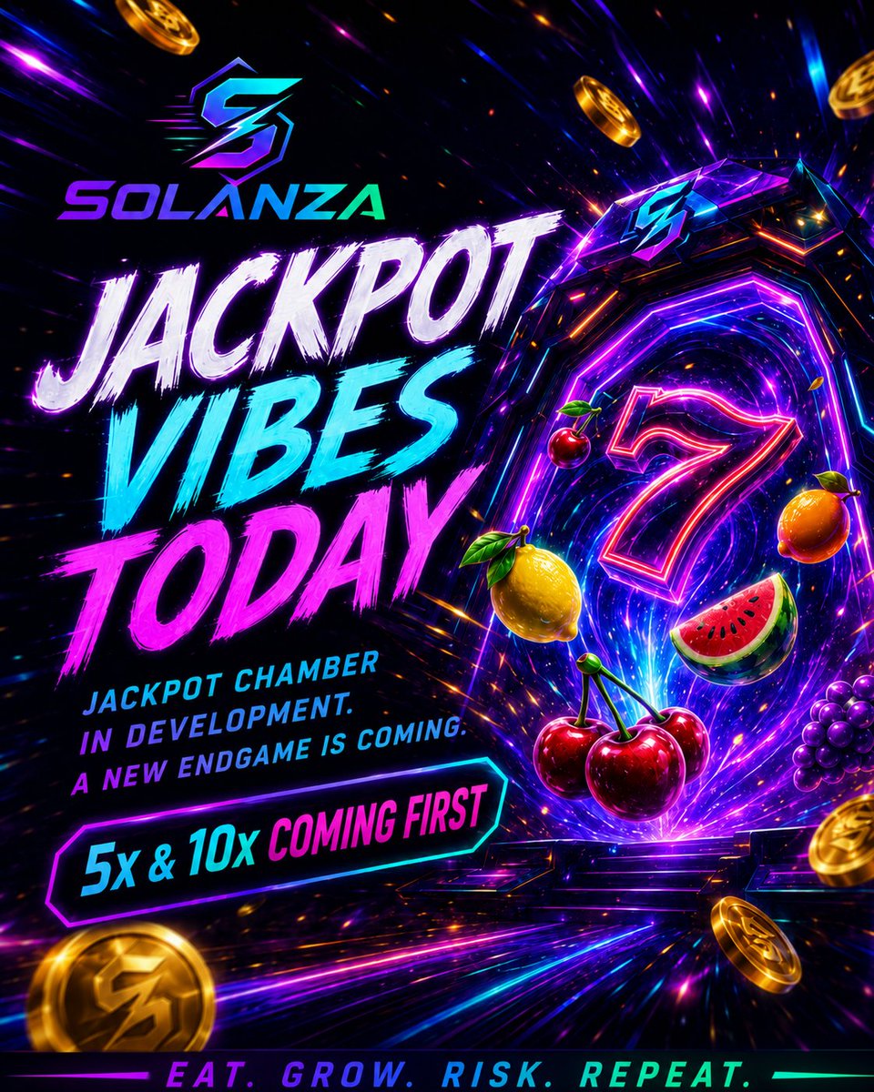 Solanza_jackpot's tweet photo. 🛑Solanza Jackpot update is being deployed.
We’re adding the new Safe Bonus jackpot structure.
This means the Jackpot will be a pure upside bonus for arena winners.
You will not need to risk your winnings.
You can never lose your secured cashout because of the Jackpot.
If the Jackpot is ready and you trigger it, you get the bonus. Simple.
During the deployment, there may be a short temporary interruption.
If any game is interrupted during this update, your arena entry fee will be protected.
No player will lose their entry because of the deployment.
Thanks for your patience — the Jackpot era is coming to Solanza. 🚀
Eat. Grow. Win. Repeat.