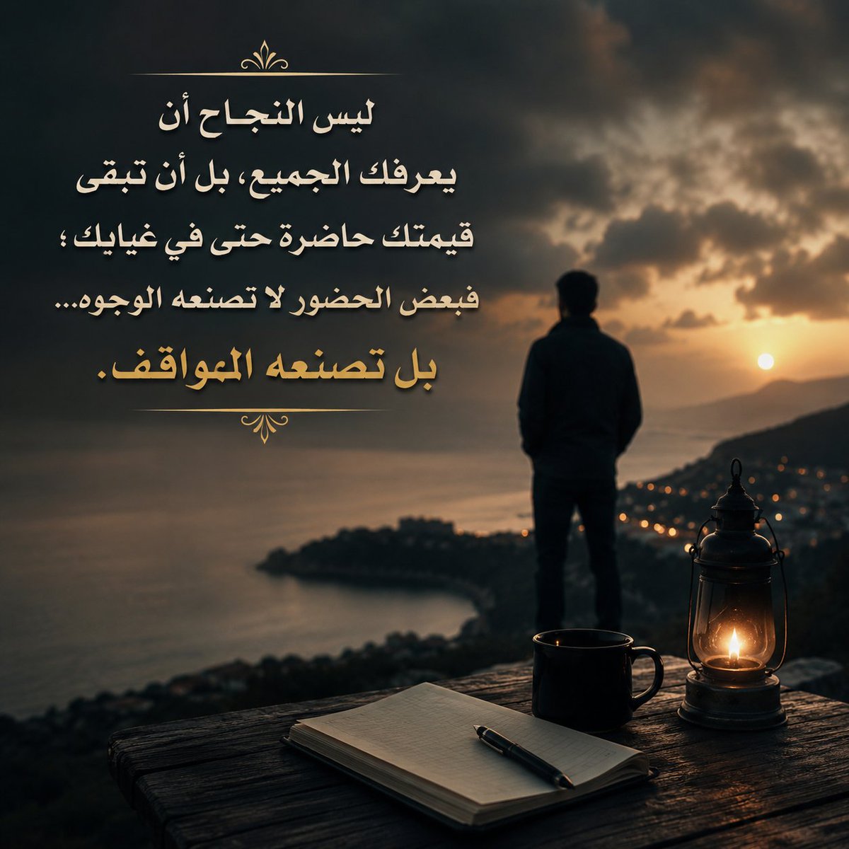 MoELJACK's tweet photo. ليس النجاح أن يعرفك الجميع، بل أن تبقى قيمتك حاضرة حتى في غيابك؛ فبعض الحضور لا تصنعه الوجوه... بل تصنعه المواقف. https://t.co/ajmYq6Hp0v