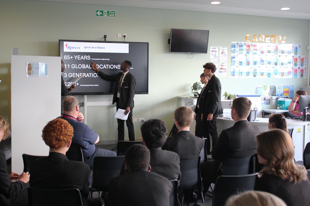 HarrisKingswood's tweet photo. As part of this year's Year 10 Work Experience, 30 pupils took part in a project with Ipeco who are an Aviation company based at Southend Airport.

Pupils were tasked to create a presentation marketing Ipeco products to the rest of the class. https://t.co/aWgrN6TmZS