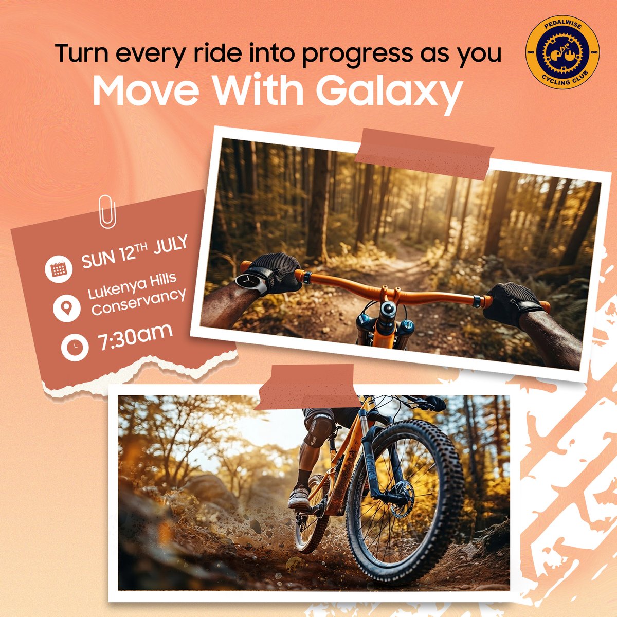 SamsungMobileKE's tweet photo. Every ride is better when you #MoveWithGalaxy.π
Turn every pedal into progress with #SamsungHealth at the @pedalwise Wild XC this Sunday.π²
Come and experience our amazing products, compete in fun games and win cool giveaways!ππ
See you then.π https://t.co/dLxd2pFsoB
