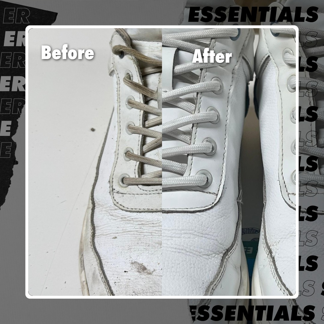 SNKRessentials's tweet photo. Before &amp; after van een Filling Pieces Low Top in wit leer 👟

#sneakeressentials #jasonmarkk #jasonmarkkkit #sneakerfreak #sneakerfamily #hype #sneakers https://t.co/yg7eVCpXUf