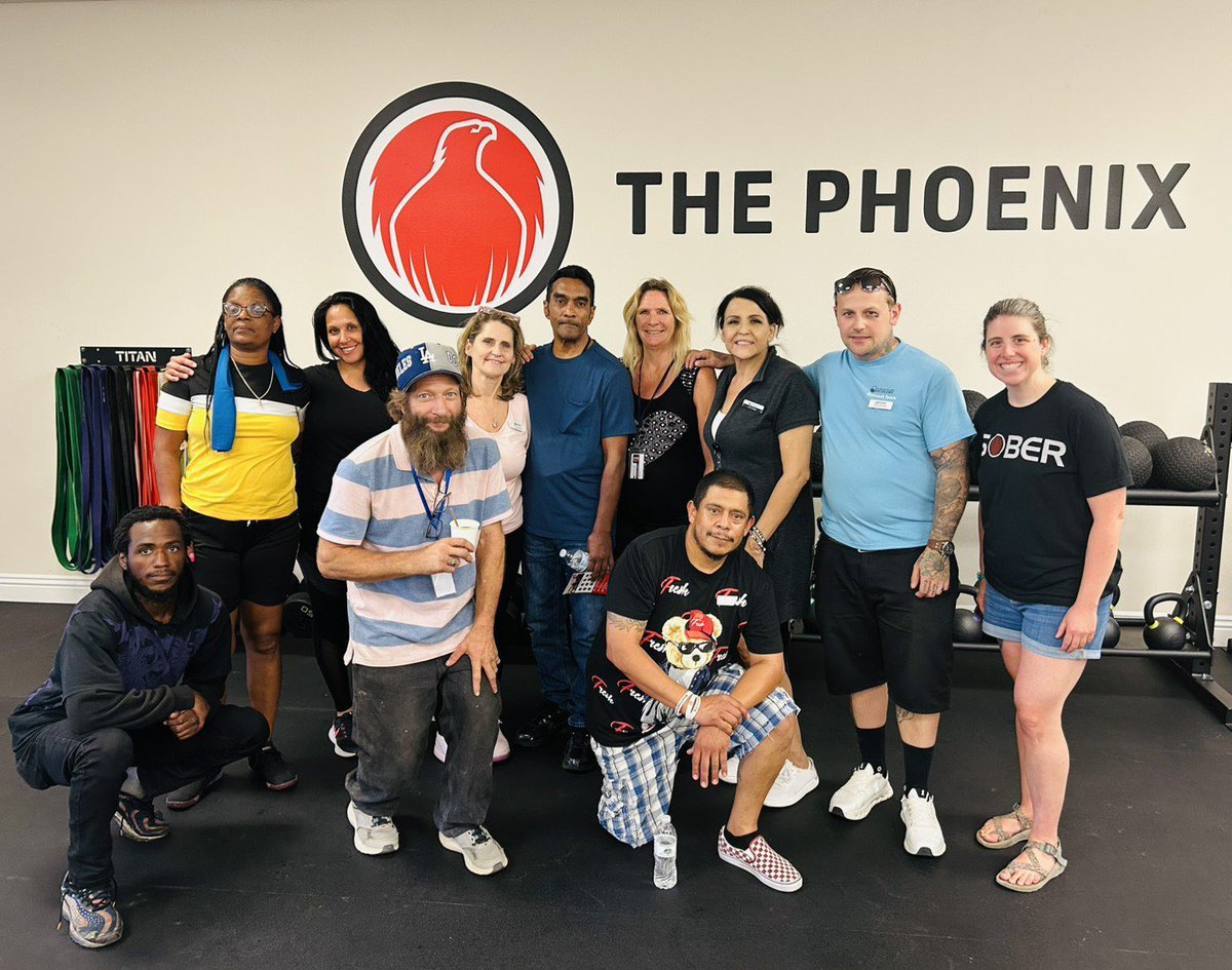 ForRecovery's tweet photo. Member meetup at @RiseRecoverLive Las Vegas! Physical health and social capital are big parts to maintaining recovery. We’re thankful peer groups like the Phoenix are available for our members to tap in to free fitness, health, and sober social activities across the Valley. If you haven’t yet, download the NewForm Community app to see all their local activities and events.

#FitnessGoals #healthylifestyle #soberlifestyle #RecoveryCommunity #ForRecovery #LasVegas #clubhouselife #Nevada #lasvegaslocals #lasvegasevents