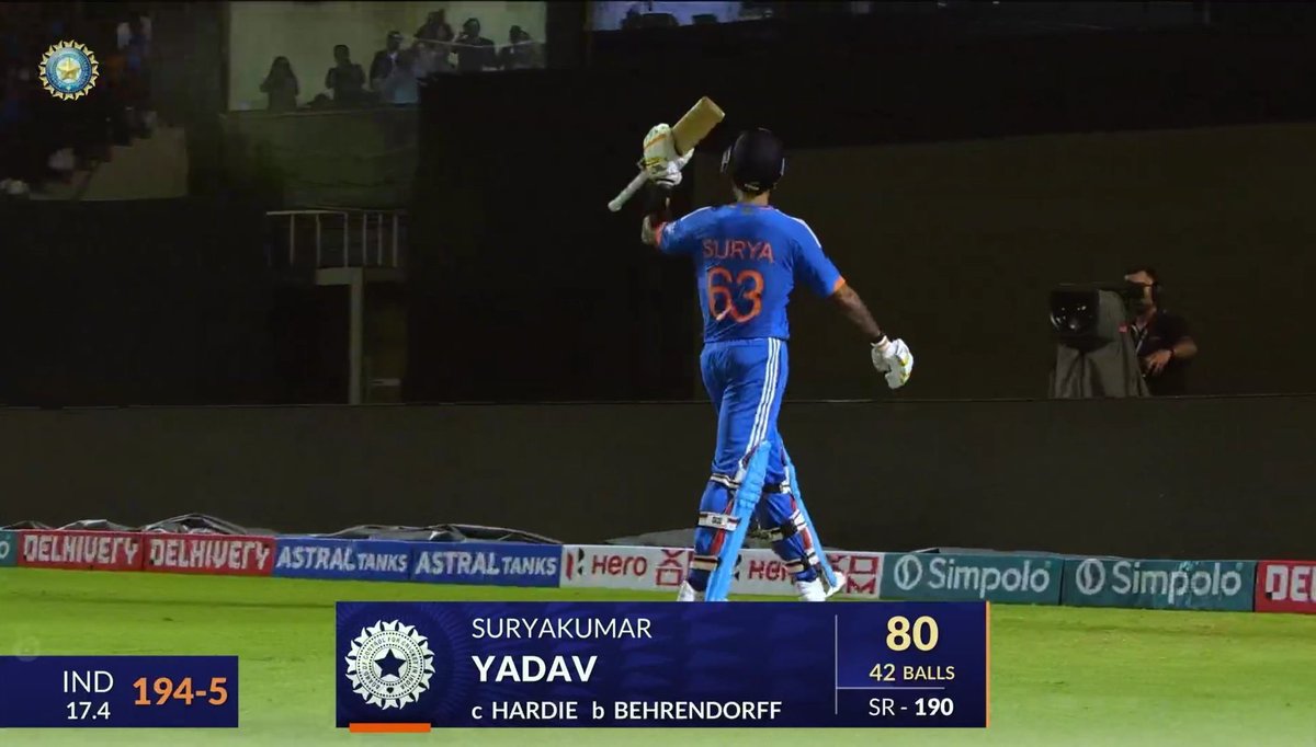 sky_63_mr_t20i's tweet photo. - Suryakumar Yadav was highest scorer vs Aus (2023) and NZ (2026) in India's biggest two chases ever in T20I.

- Suryakumar Yadav was highest scorer vs NZ (2026) in T20I history's fastest 200+ chase ever.

All this happened under his own captaincy. Both were 209 runs chases. https://t.co/ohLKSL3we3