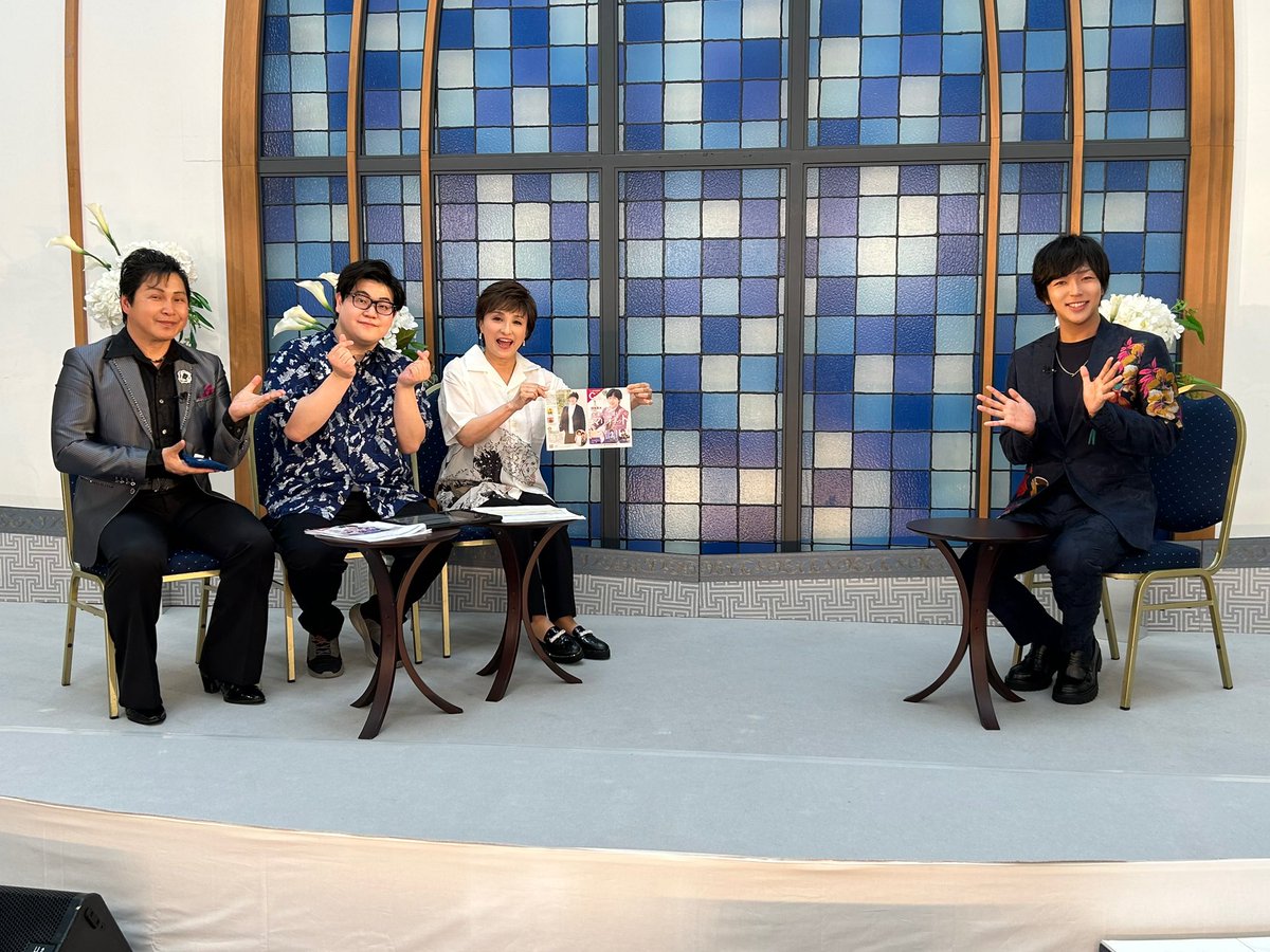 kota_okamoto's tweet photo. こんな時間にお知らせごめんなさい！

明日、7/10(金)5:00～5:30
BS12「歌謡最前線」
ゲスト出演してます📺

ぜひチェックしてね〜😽✌️

#岡本幸太
#永遠の沼に堕ちたマリオネット
#永遠マリ https://t.co/bfJlYmbYBW