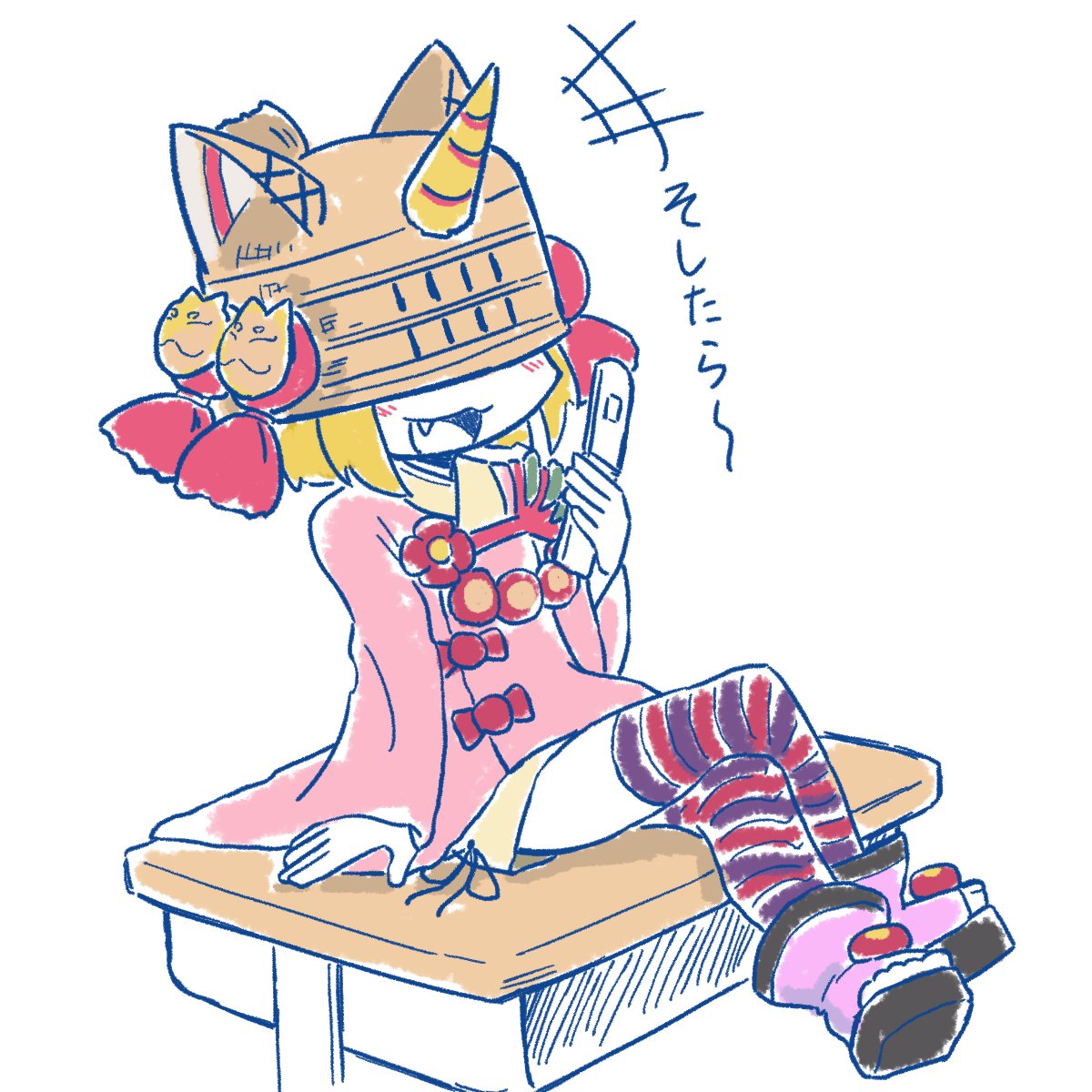 sagaEmina's tweet photo. ギャルコオニ https://t.co/qBrIrn2Wjx