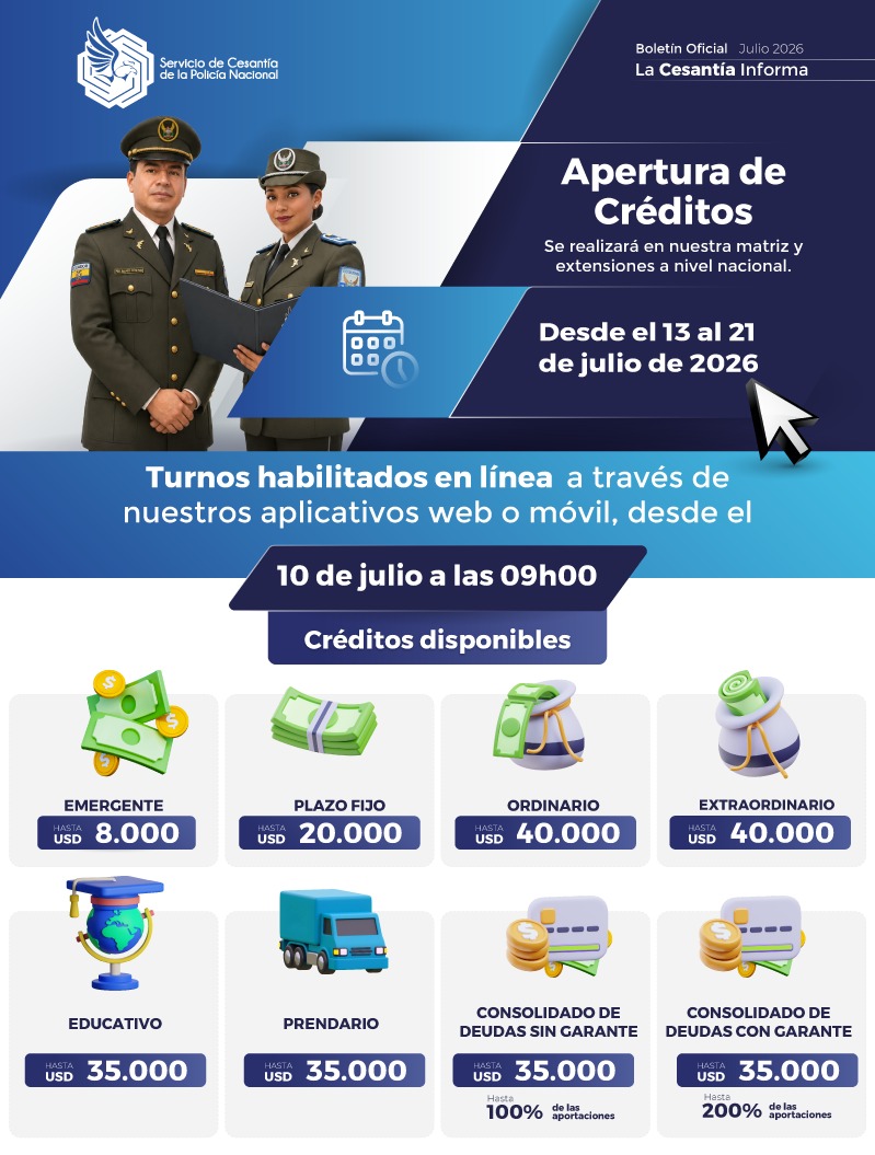 SCesantia's tweet photo. Tú cuidas de todos, nosotros cuidamos de ti y de tus sueños. 👮‍♂️👮‍♀️

📌 Mañana, 10 de julio desde las 09h00, reserva tu turno en línea.

Conoce más: https://t.co/ncxTnPZJvd¡Síguenos y comparte! 🤝 

#CrecemosJuntos #SCPN https://t.co/tKrpw0teSL