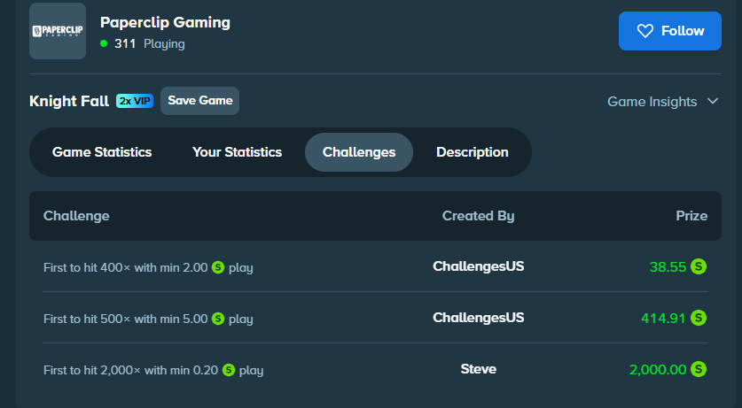 ImJamers13's tweet photo. @SteveOnStake @Stake Hey Steve, speaking of promos, some of these @Stake challenges feel outdated from older streams. Could you remake them with lower multis? A 2,000x target is insanely rare; Knights Fall is 1 in 4M on StakeCruncher and nobody’s hitting it. Would love realistic refreshed challenges? https://t.co/yV9AShq2ue