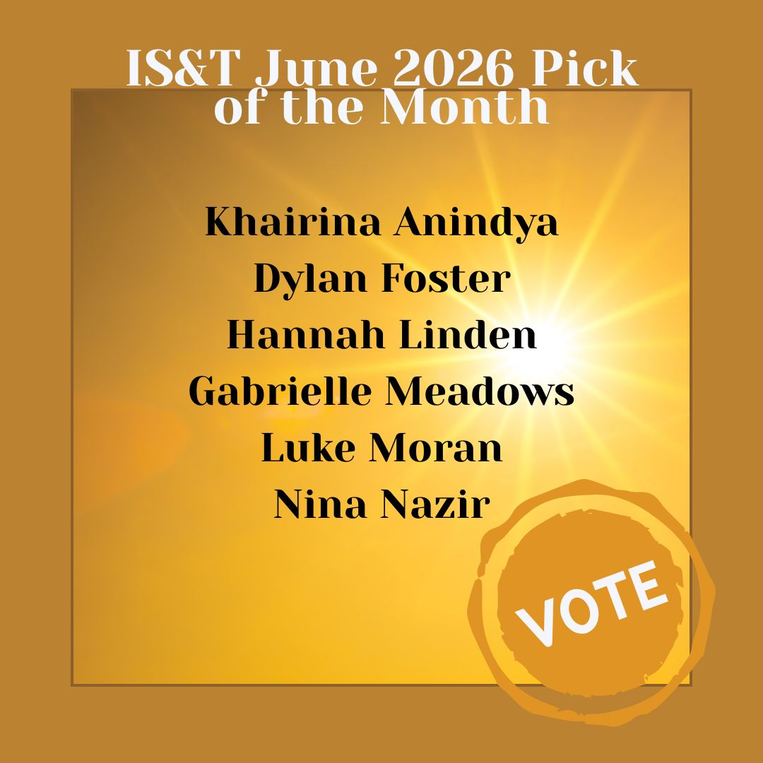 InkSweatTears's tweet photo. It's that time again! Vote for your June 2026 #PickoftheMonth: Khairina Anindya, Dylan Foster, Hannah Linden, Gabrielle Meadows, Luke Moran or Nina Nazir? More at https://t.co/yvgmywe0tz
#InkSweatandTears #Poetry #WordandImage https://t.co/Tb1JmQ8CaG