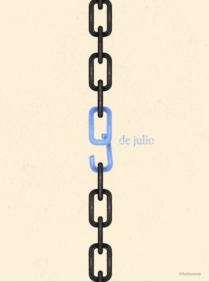 ojerasn3gras's tweet photo. No dejemos que ningún gil nos venda, esa no es la libertad y soberanía que te hacen creer!
Feliz día de la independencia🇦🇷 https://t.co/2Quaa7JxVz
