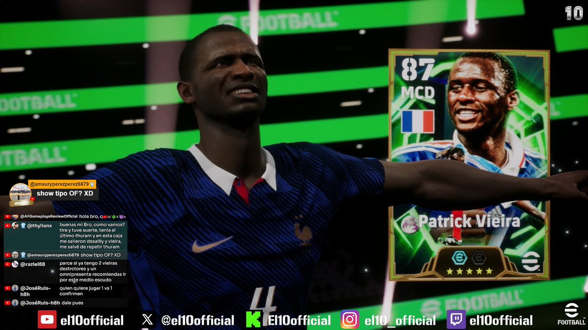 el10official's tweet photo. 🚨LOS FICHAMOS CON 4 MIL MONEDAS🚨
⬇️ENTRA YA
https://t.co/p0BHmh8YNp
#mundialdefútbol2026 #MundialDelFútbol2026 #cristianoronaldo #messi #vieira #desailly #thuram #davids #pettit #owen #bigtime #eFootball https://t.co/hgIKGNhE9S