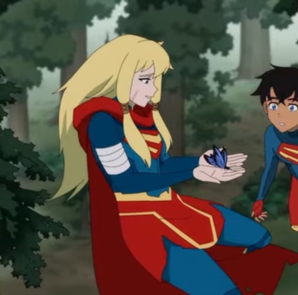 acervsupergirl's tweet photo. A Kara no futuro em My Adventures With Superman 👀 https://t.co/tm3WShy43W
