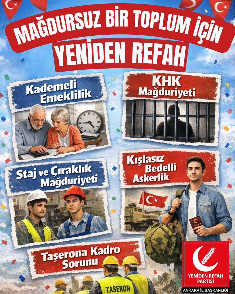 Yeniden Refah Ankara tweet media