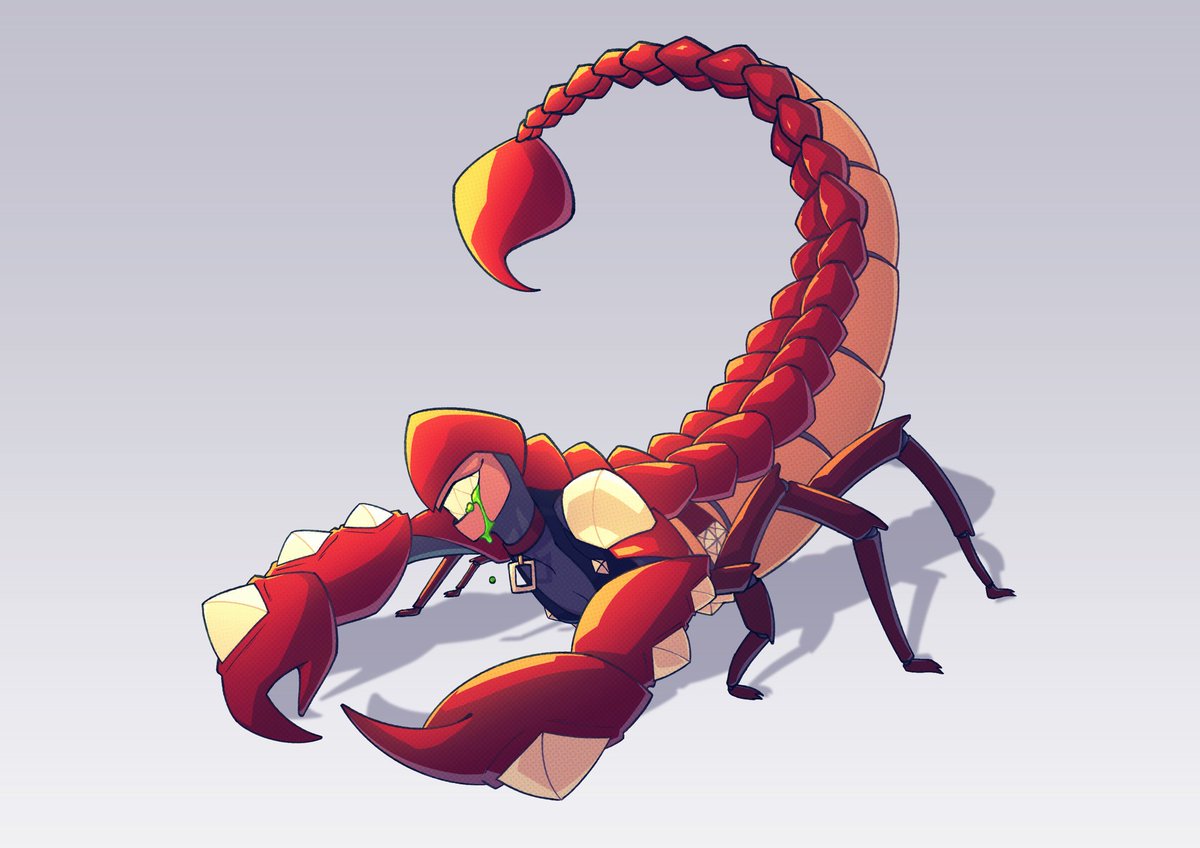 Toospooky4u1's tweet photo. Scorpion demon lady https://t.co/cD1NQzI53c