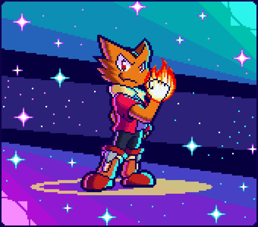 KetsuiBun's tweet photo. Attack to @AyanSGoncalves ~ ⚔️

🔥🔥🔥

#ArtFight2026 #ArtFight #PixelArt https://t.co/RFCQZAIU9D