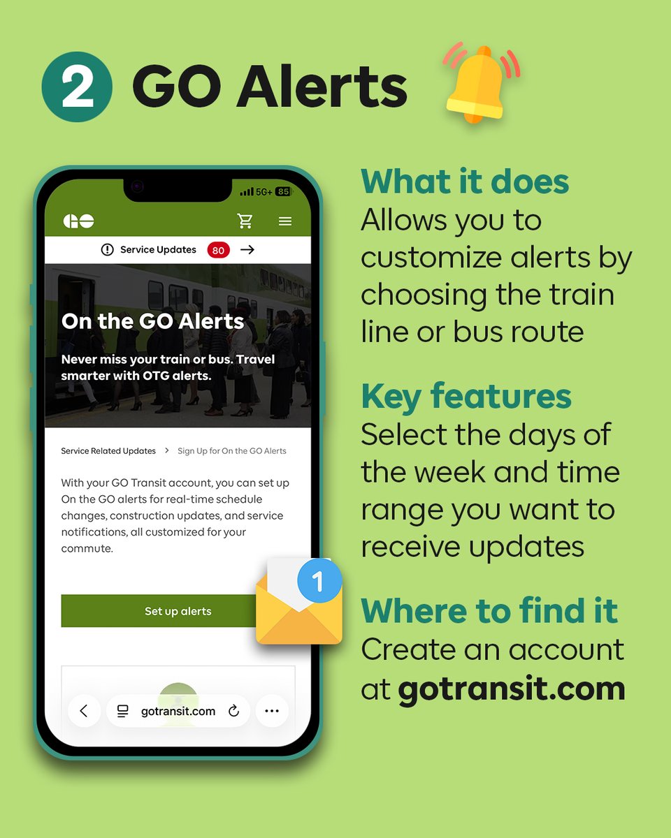 Metrolinx's tweet photo. Heading out?

We've got the tools to make getting where you're going easier. Plan ahead with our Trip Planner, track your ride in real time with GO Tracker, and stay in the know with GO Alerts. @GOtransit https://t.co/IFk5p4rMaH