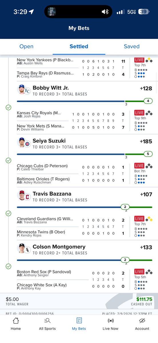 c_hartman2's tweet photo. @FDSportsbook If you want to learn how not to gamble… Take it from me, someone who will never cash out again 🤮 #Disgusted https://t.co/NkBIWEz1za