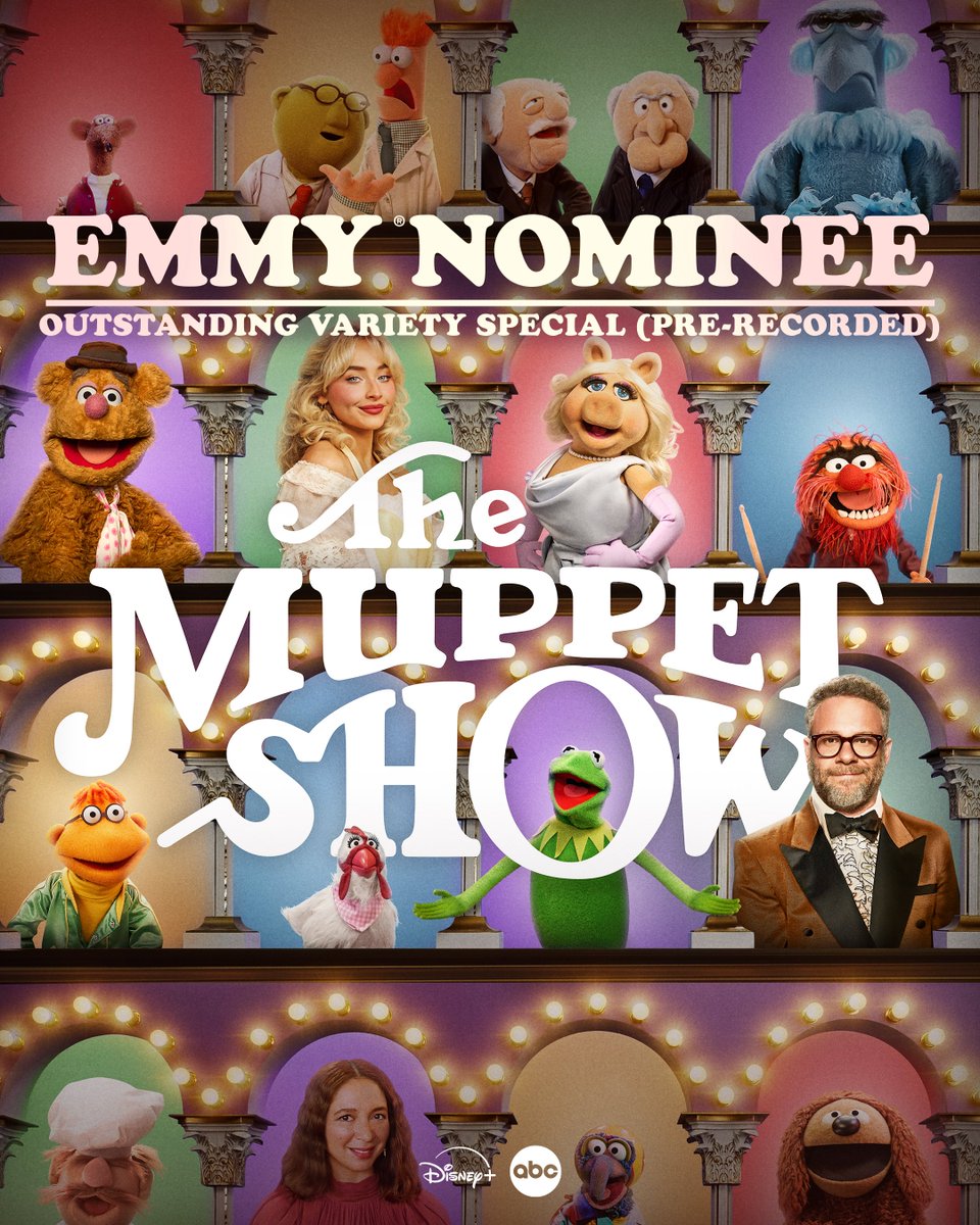 TeamSabrina's tweet photo. we always knew two blondes were better than one 👑 congratulations @SabrinaAnnLynn for receiving ur first @TelevisionAcad nomination for @TheMuppets!!! https://t.co/0BHa2eSmGo